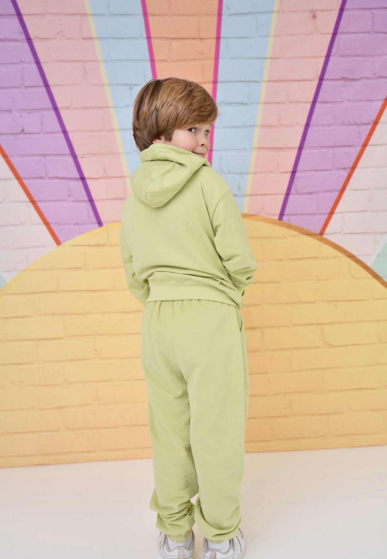 Little Dudes Lime Green Jogging Set