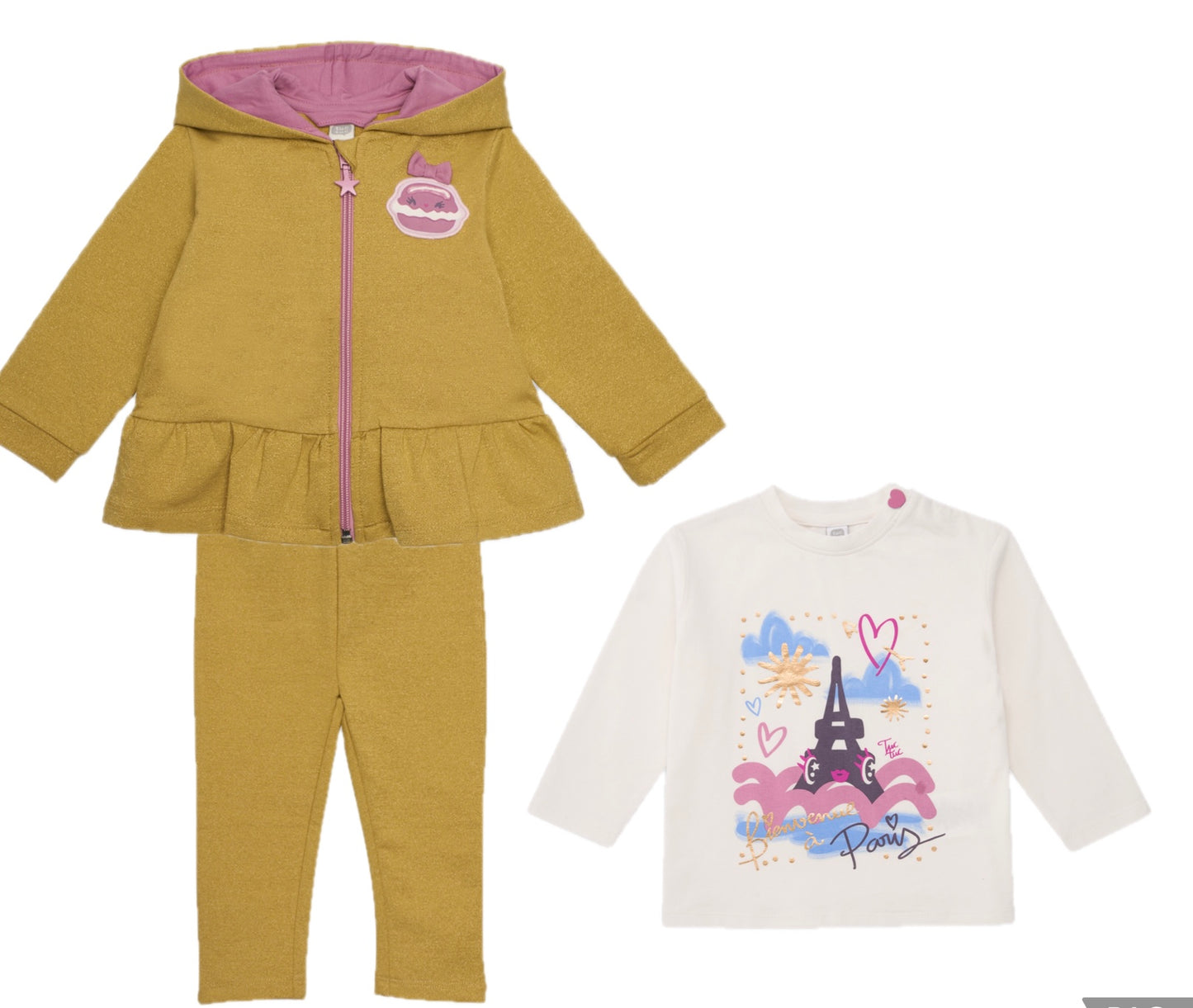 Tuc Tuc Golden Jogger 3PC Set