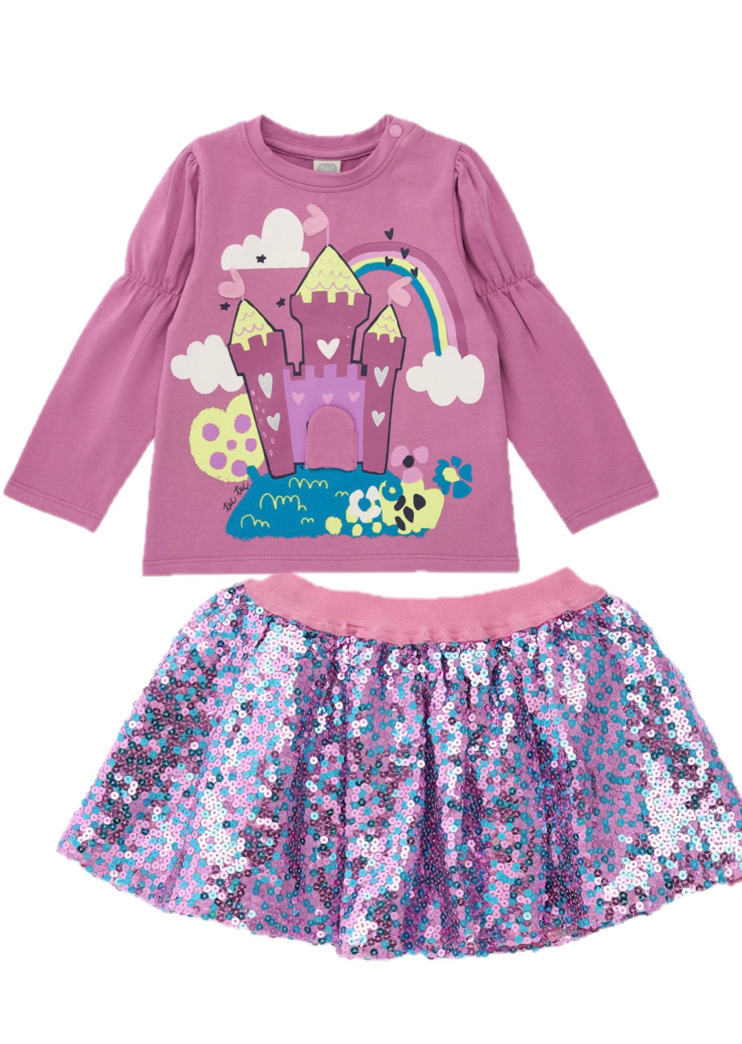 Tuc Tuc Lilac Skirt Set