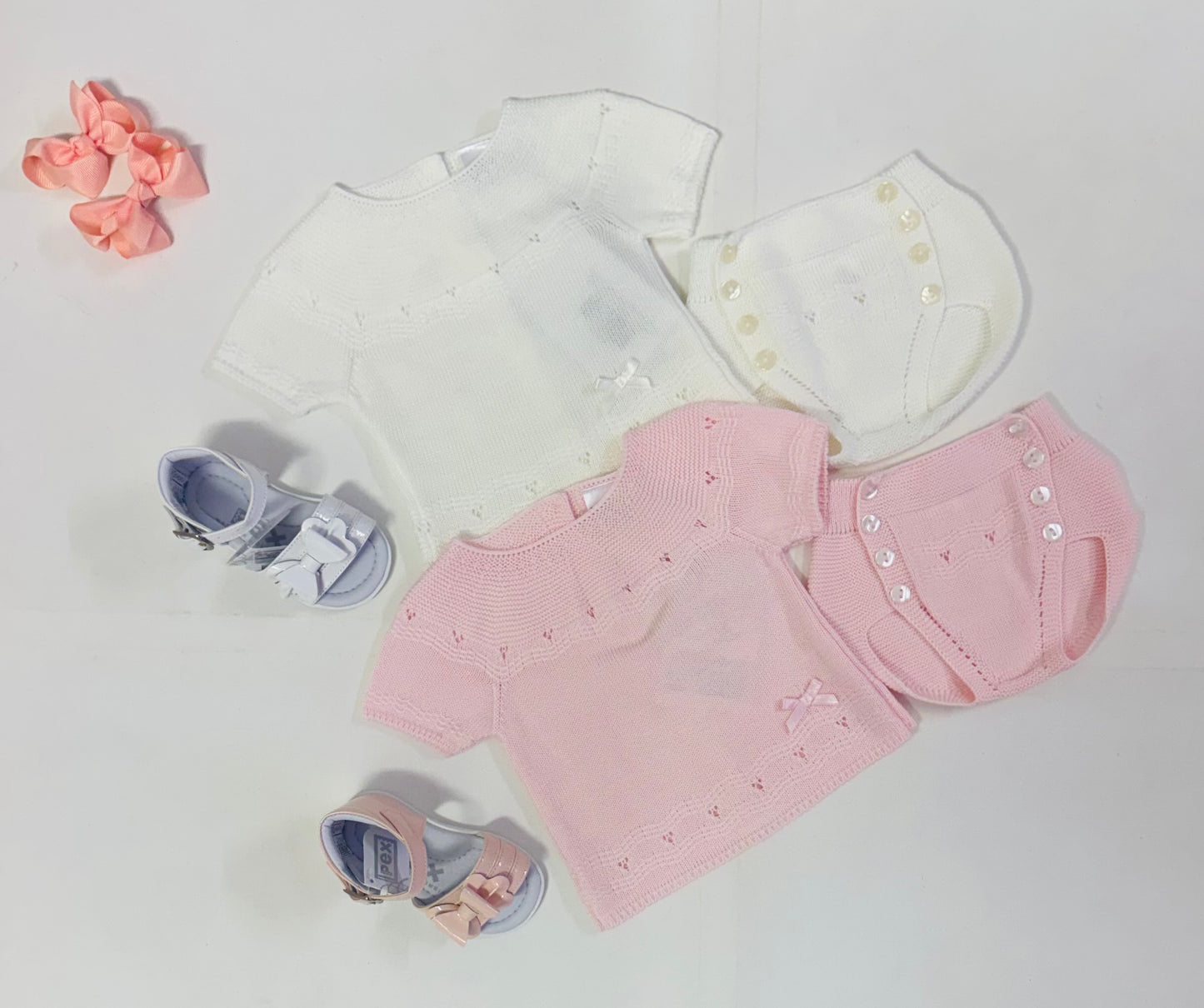 PEX Girls Carey Pants Suit Ivory