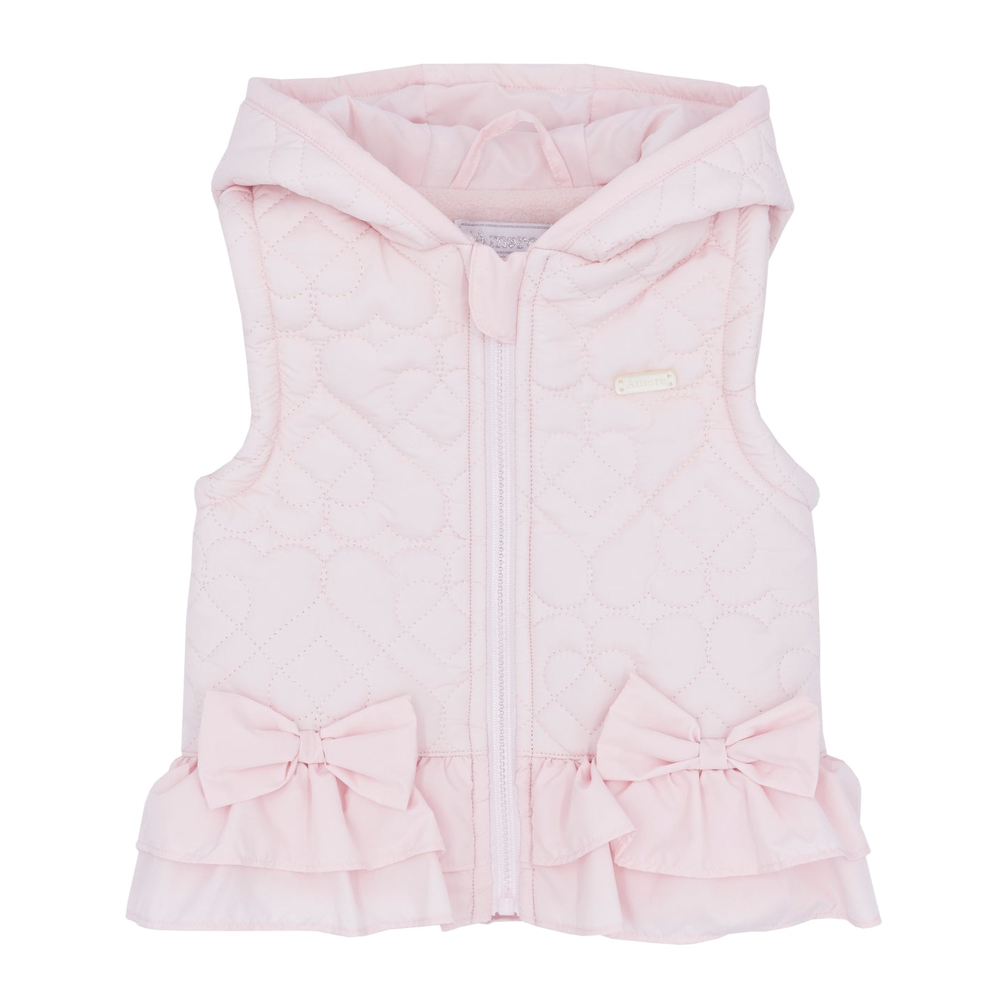 Amore Girls Pink Quilted Gillet *Preorder