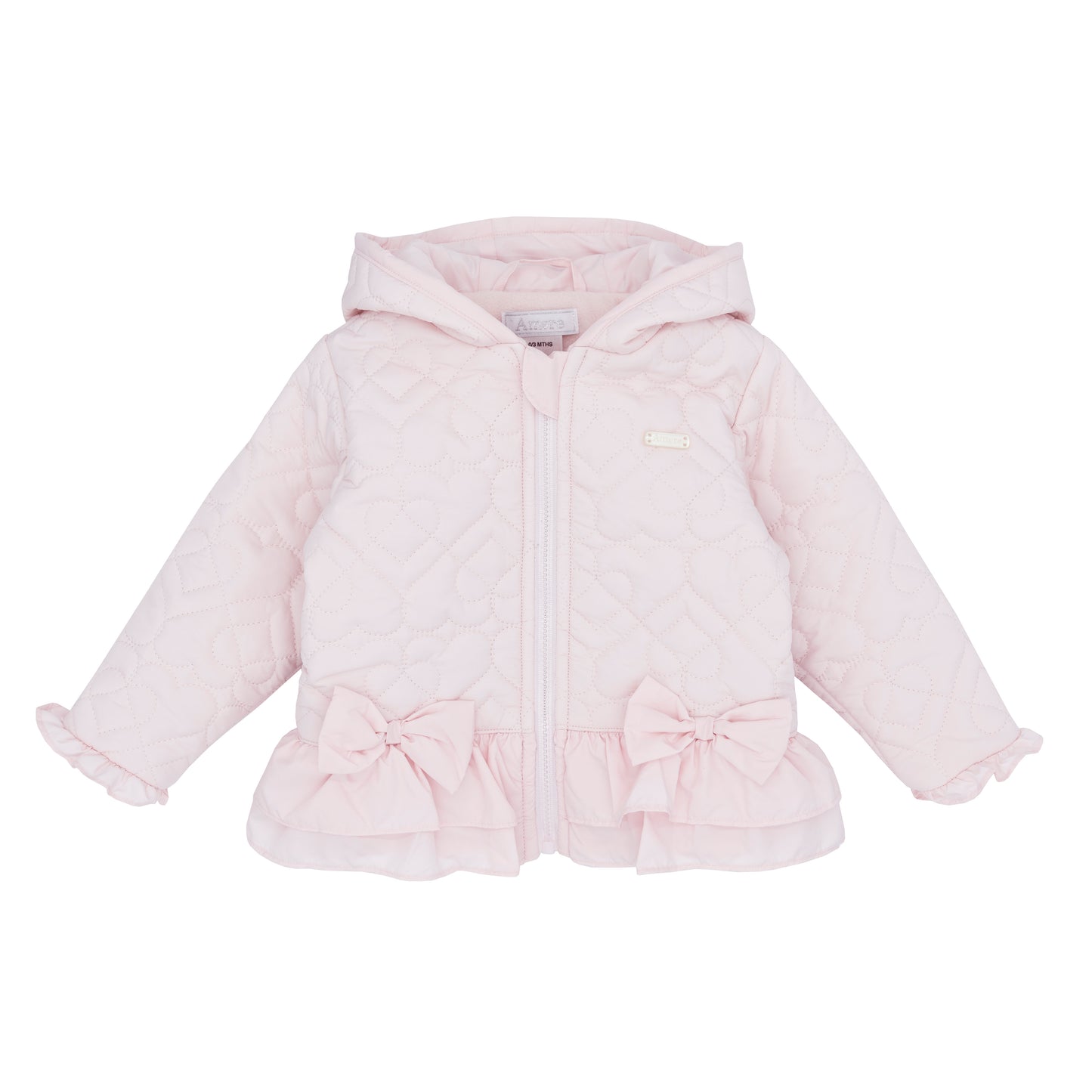 Amore Girls Pink Quilted Jacket *Preorder