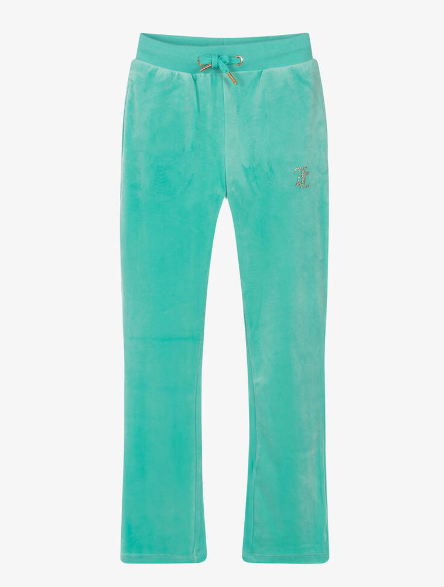 Juicy Couture Girls Mint Tracksuit Jacket and Boot Cut Bottoms