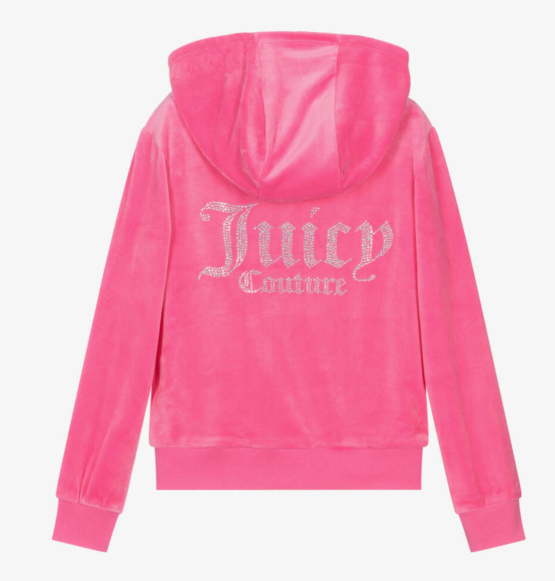 Juicy Couture Girls Pink Tracksuit Jacket and Boot Cut Bottoms