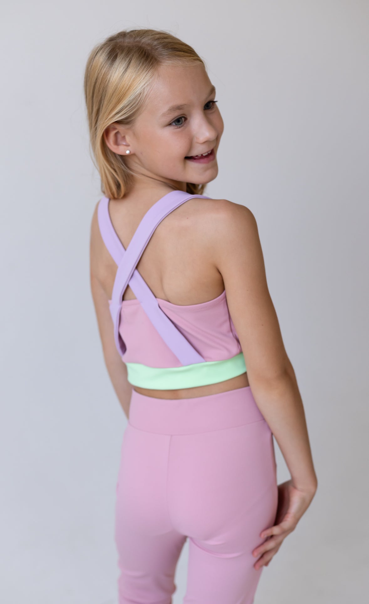 D by Dolly Pastel Pink Leggings Set *Preorder