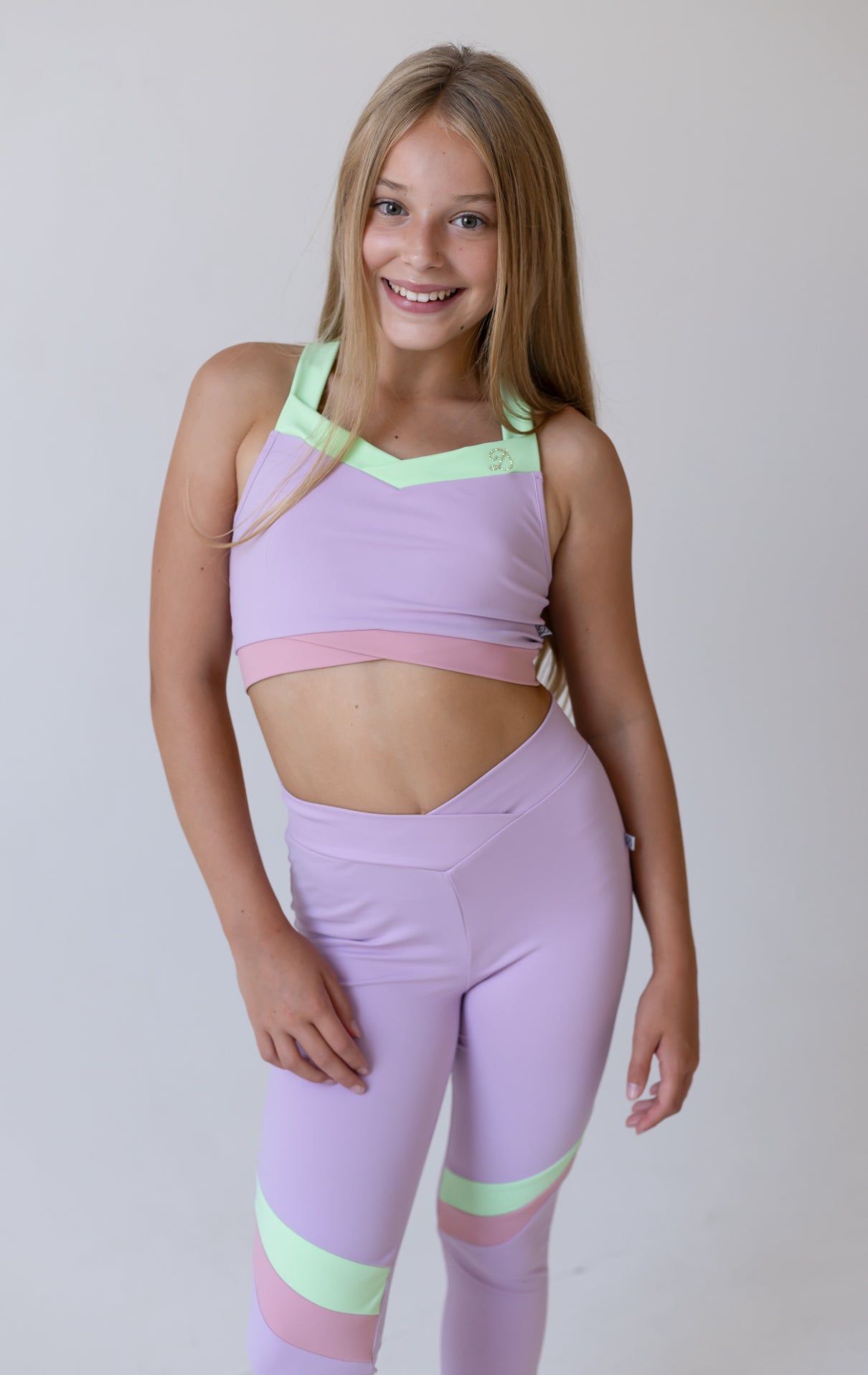 D by Dolly Pastel Lilac Leggings Set *Preorder