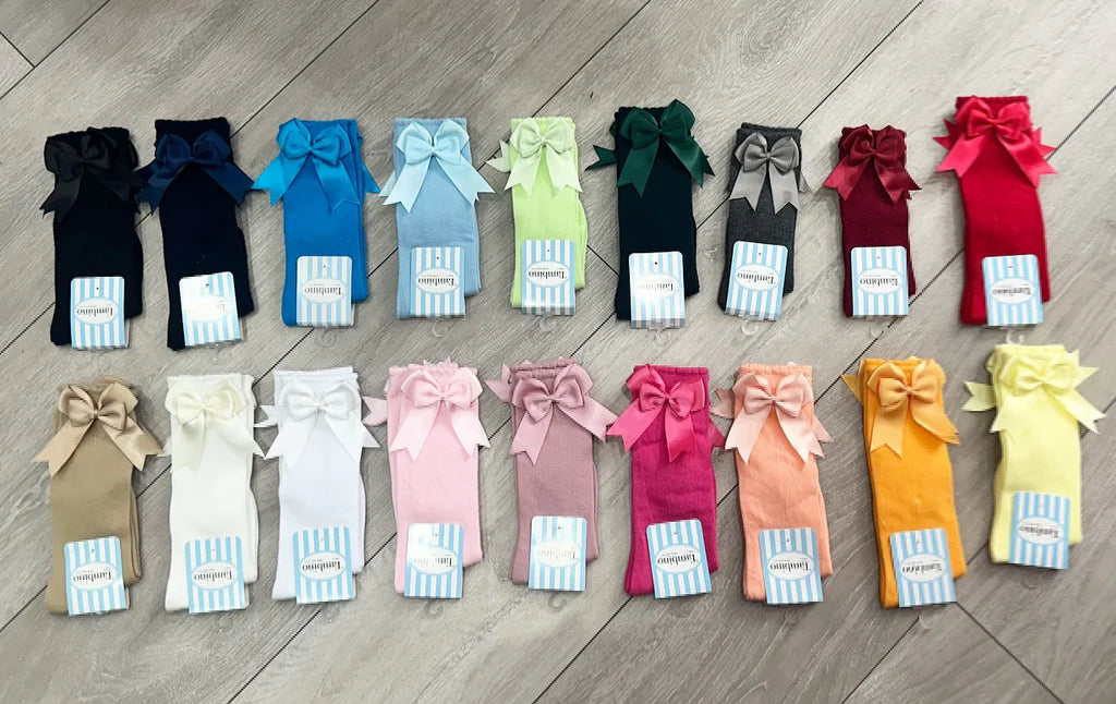 Tambino Knee High Bow Socks