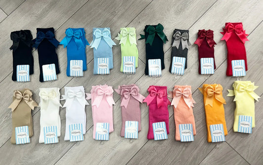 Tambino Knee High Bow Socks