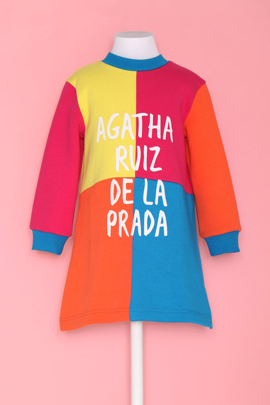 Agatha Ruiz de la Prada Girls Color Days Round neck Dress