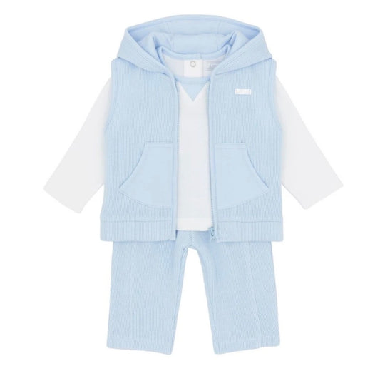 Amore Boys Blue 3PC Gillet Set