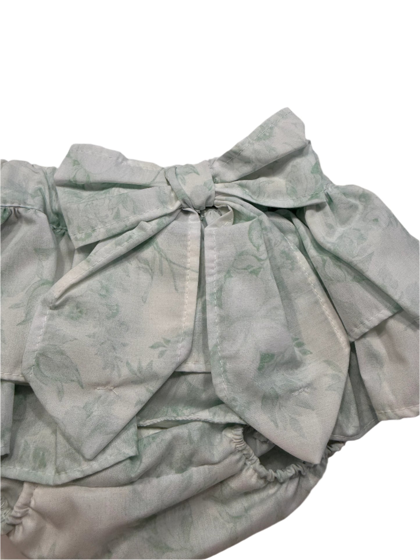 Puro Mimo Hannah Mint Bloomer Set