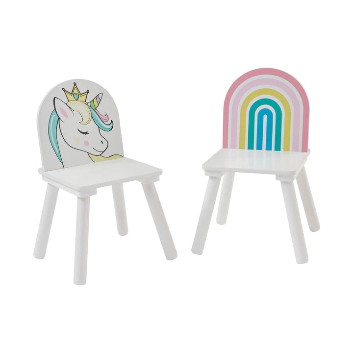 Kids Unicorn Table and Chair Set