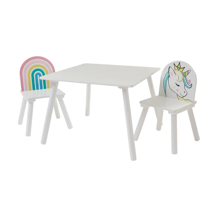 Kids Unicorn Table and Chair Set