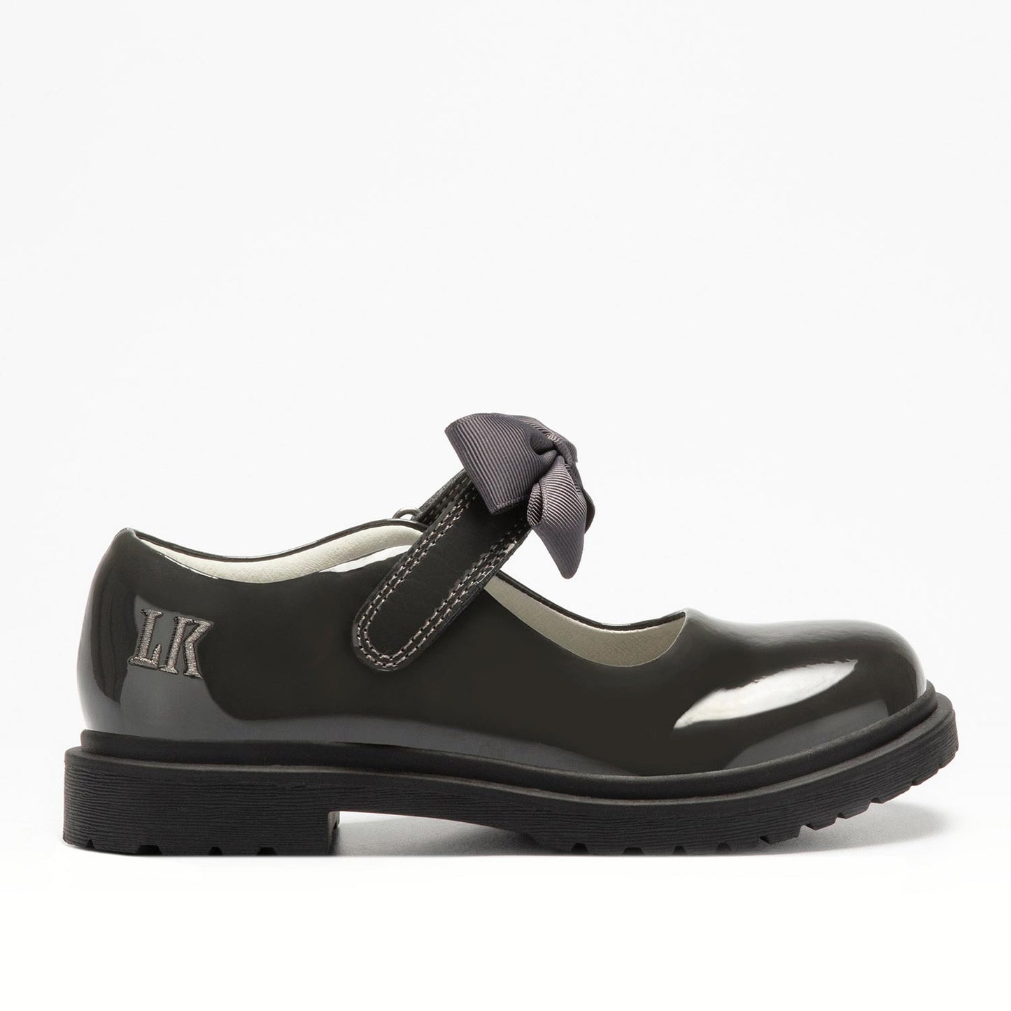 Lelli Kelly Grey Patent Leather Maisie School Shoe