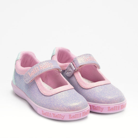Lelli Kelly Milly  Rose & Lilac Canvas Shoes