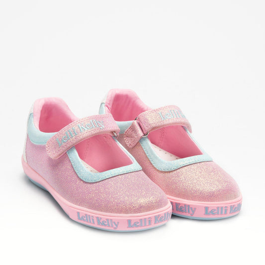 Lelli Kelly Milly  Rose & Blue Canvas Shoes