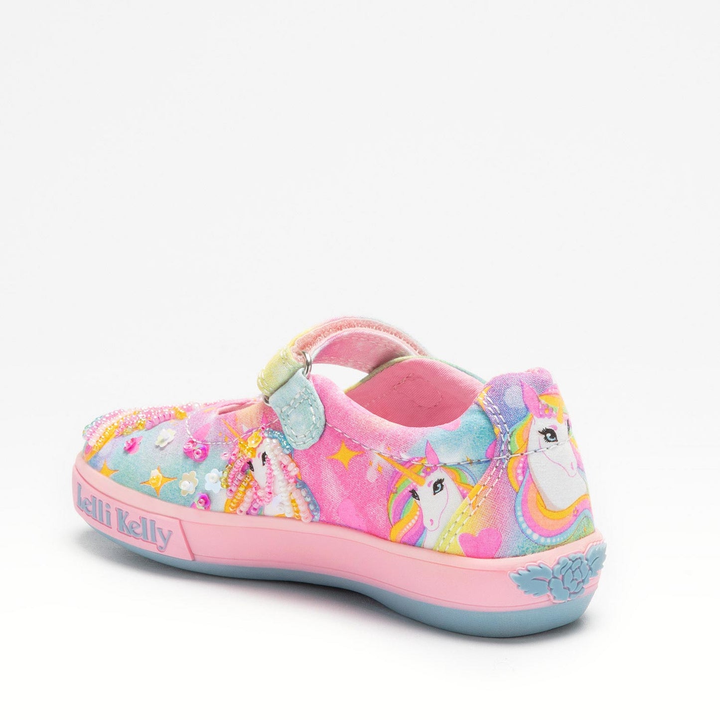 Lelli Kelly Unicorn Rainbow Canvas Shoes *Preorder May