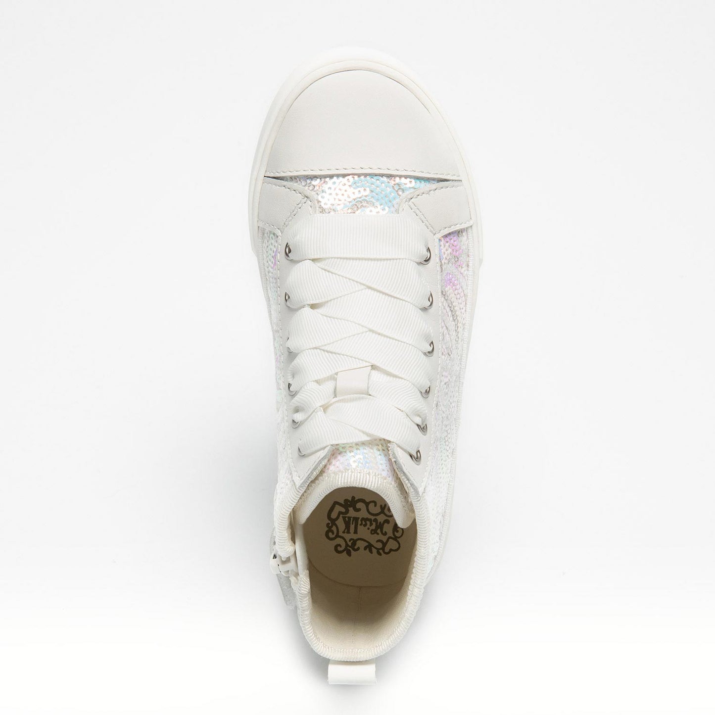 Lelli Kelly Aurora White Lace High Top Boot *Preorder