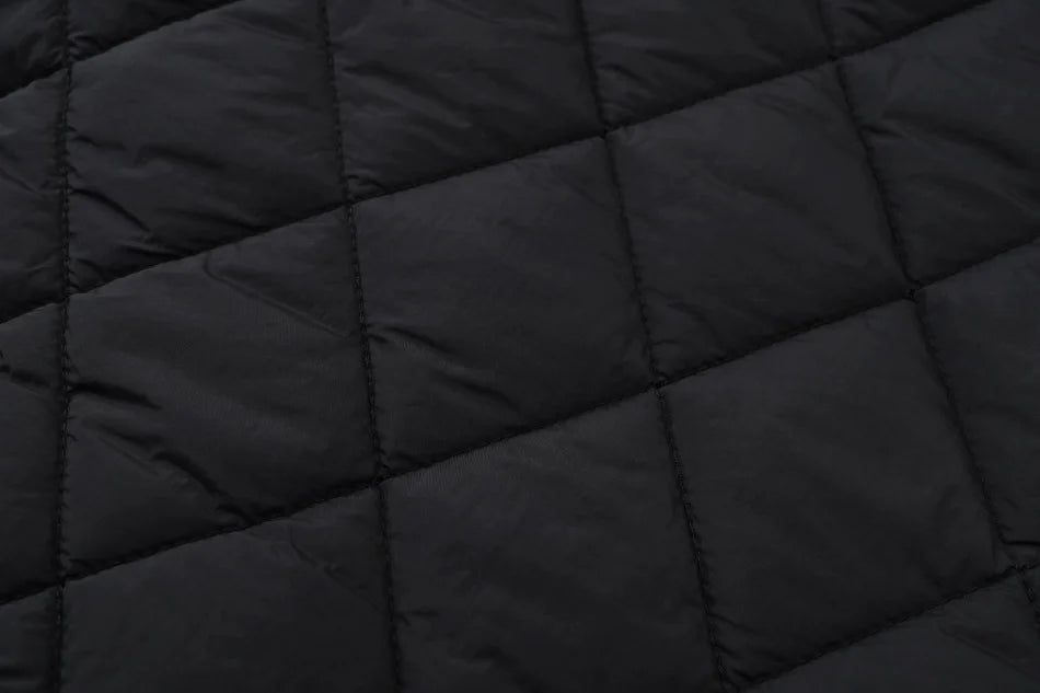 Boys Black Diamond Quilted Hooded Jacket *Online Product