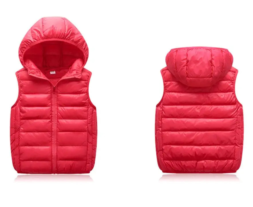 Boys Gillet Red