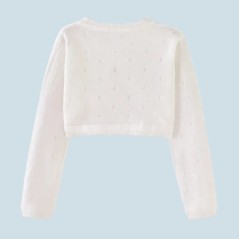 Girls Ivory Bolero Cardigan - Special Occasion