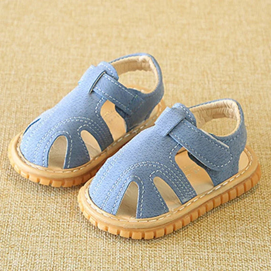 Toddler Rubber Sole Soft Sandal - Blue