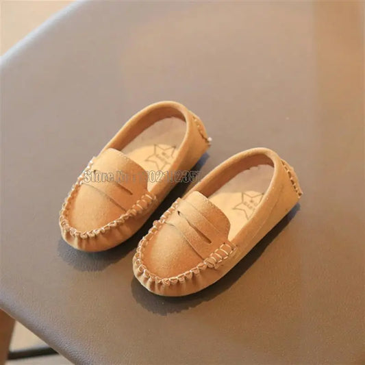 Boys Moccasin Brown Loafers *