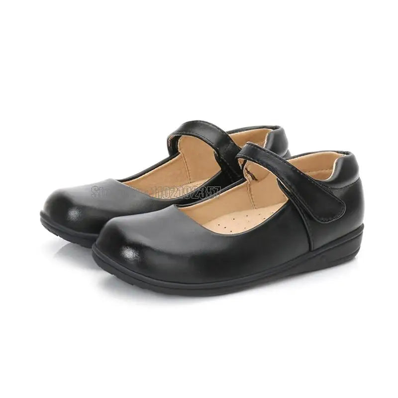 Girls Black Patent Leather School Shoe