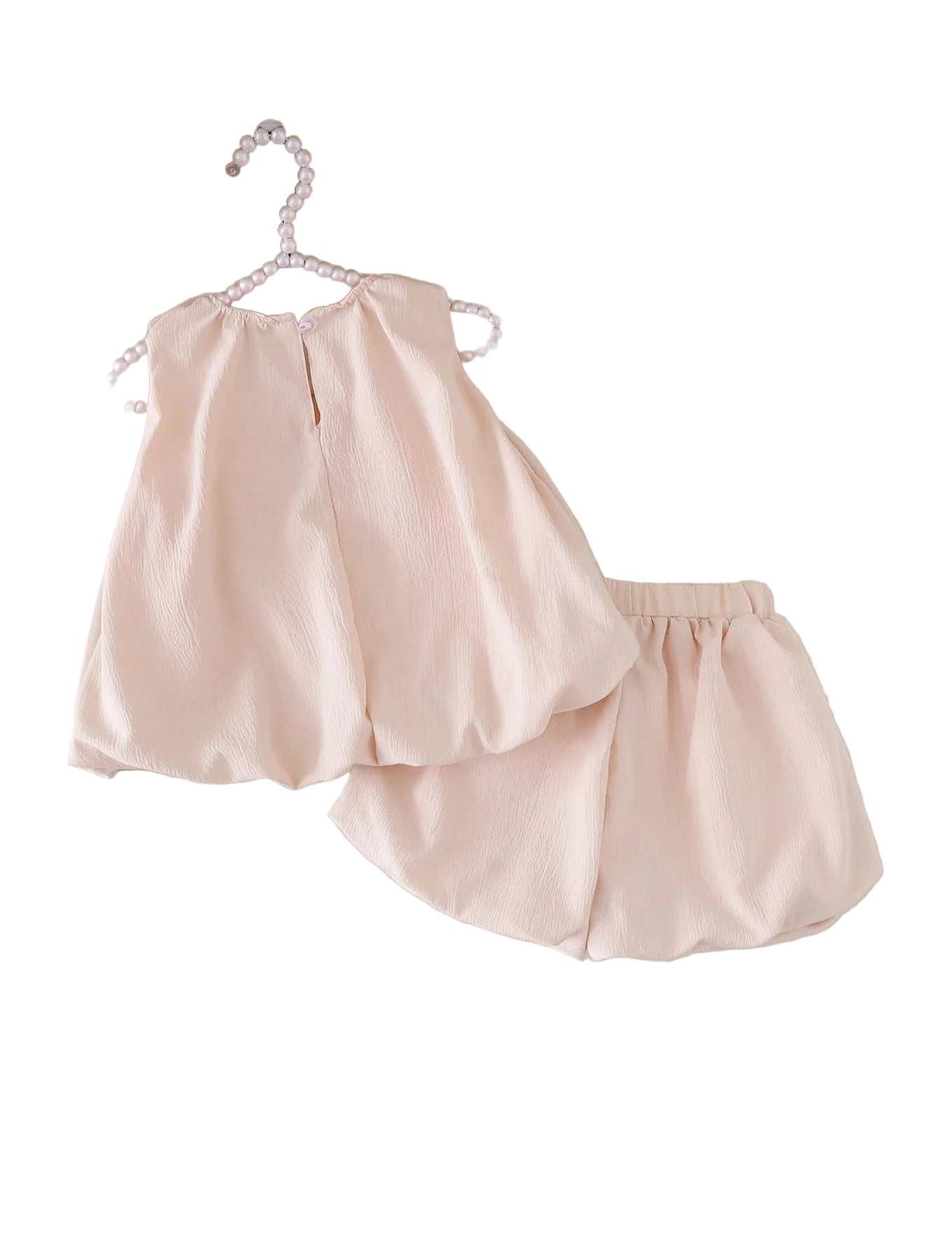 Girls Blush Bow Shorts Set – Baby & Toddler Girls (12–36 Months) *Online Product