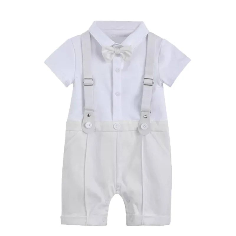Boys White Three Piece suit and Flat Cap