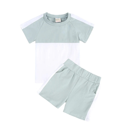 Unisex Contrast Skirt & T shirt Mint