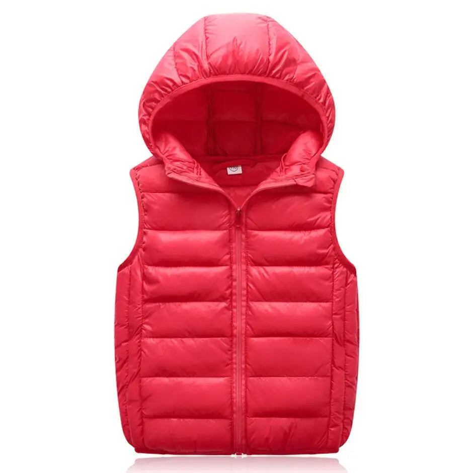 Boys Gillet Red