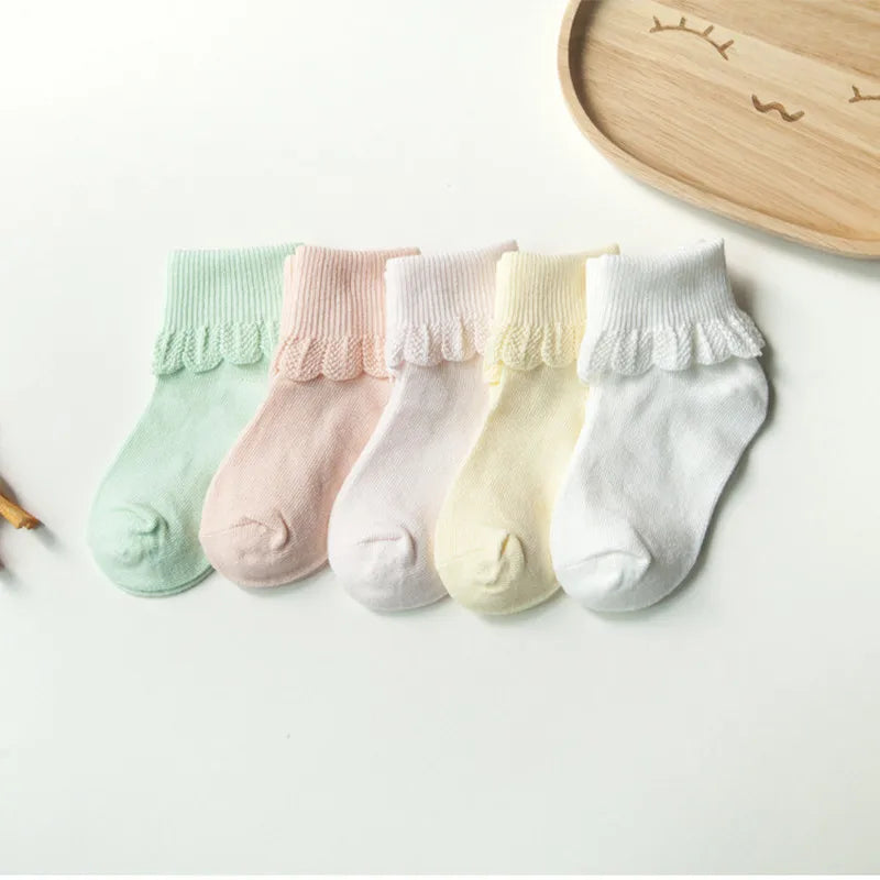 Girls Pastel socks x5 Pair Pack