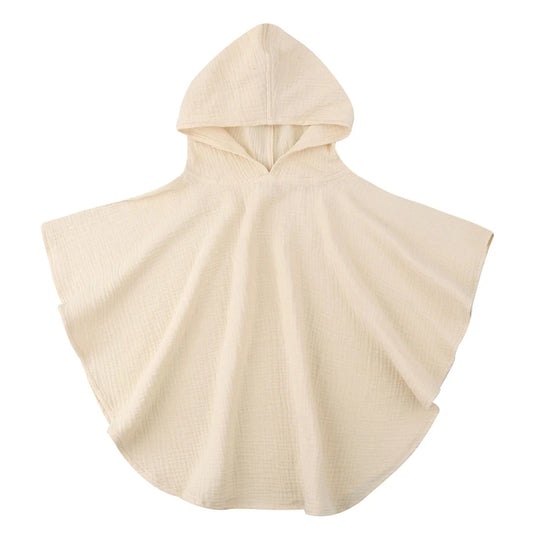 Pure cotton Hooden Towel Cream