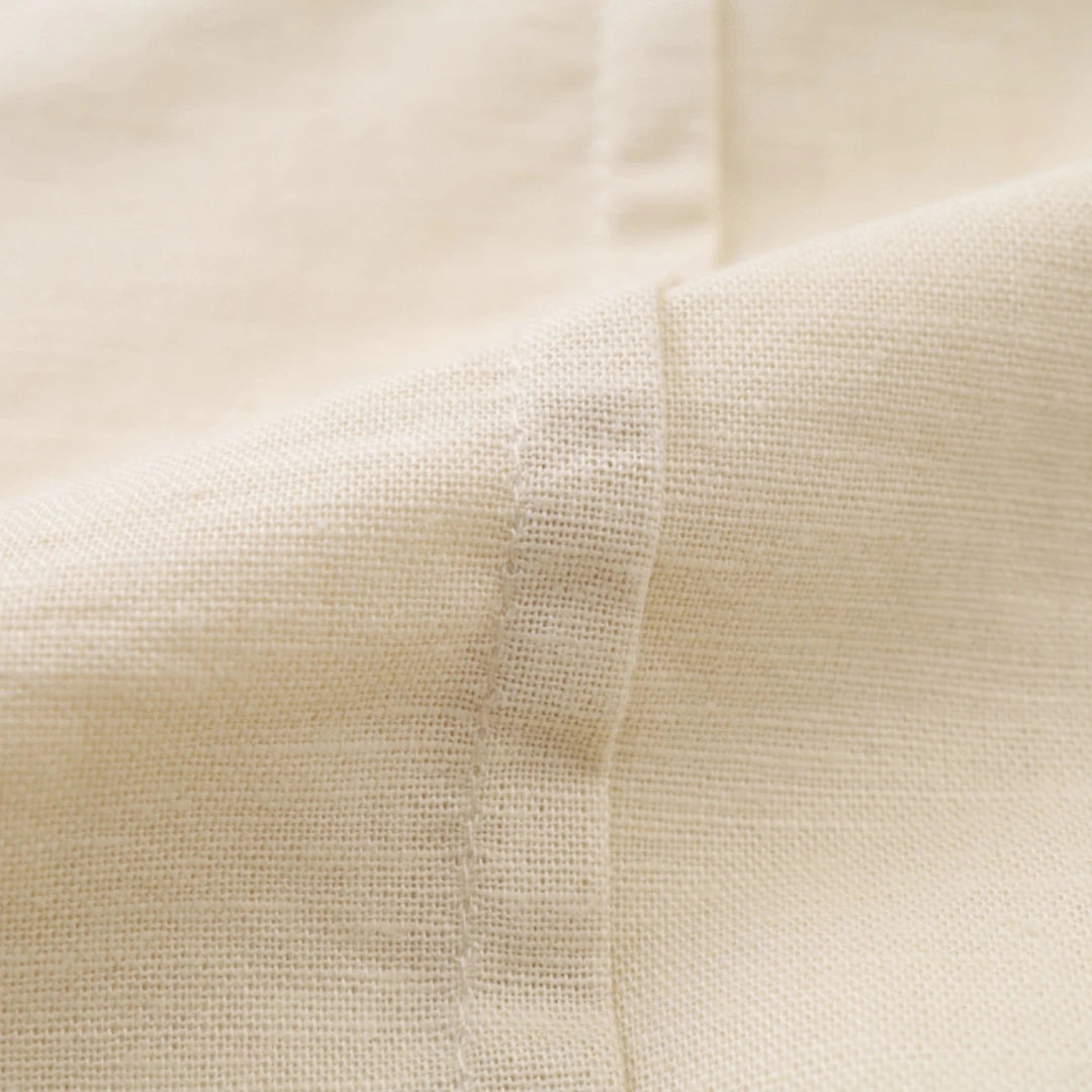 Baby Boys Classic Stone & White Peter Pan Collar Short Set *Online Product