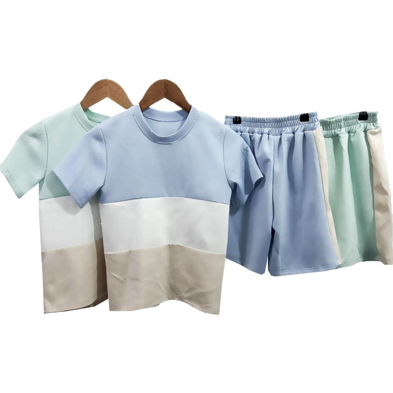 Boys Shorts Set Mint Green