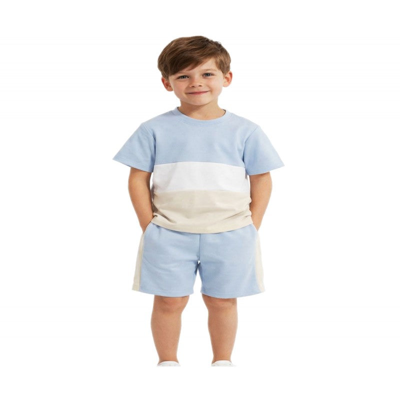 Boys Shorts Set Sky Blue