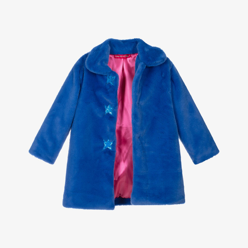 Agatha Ruiz de la Prada Blue Flutter Coat *Preorder