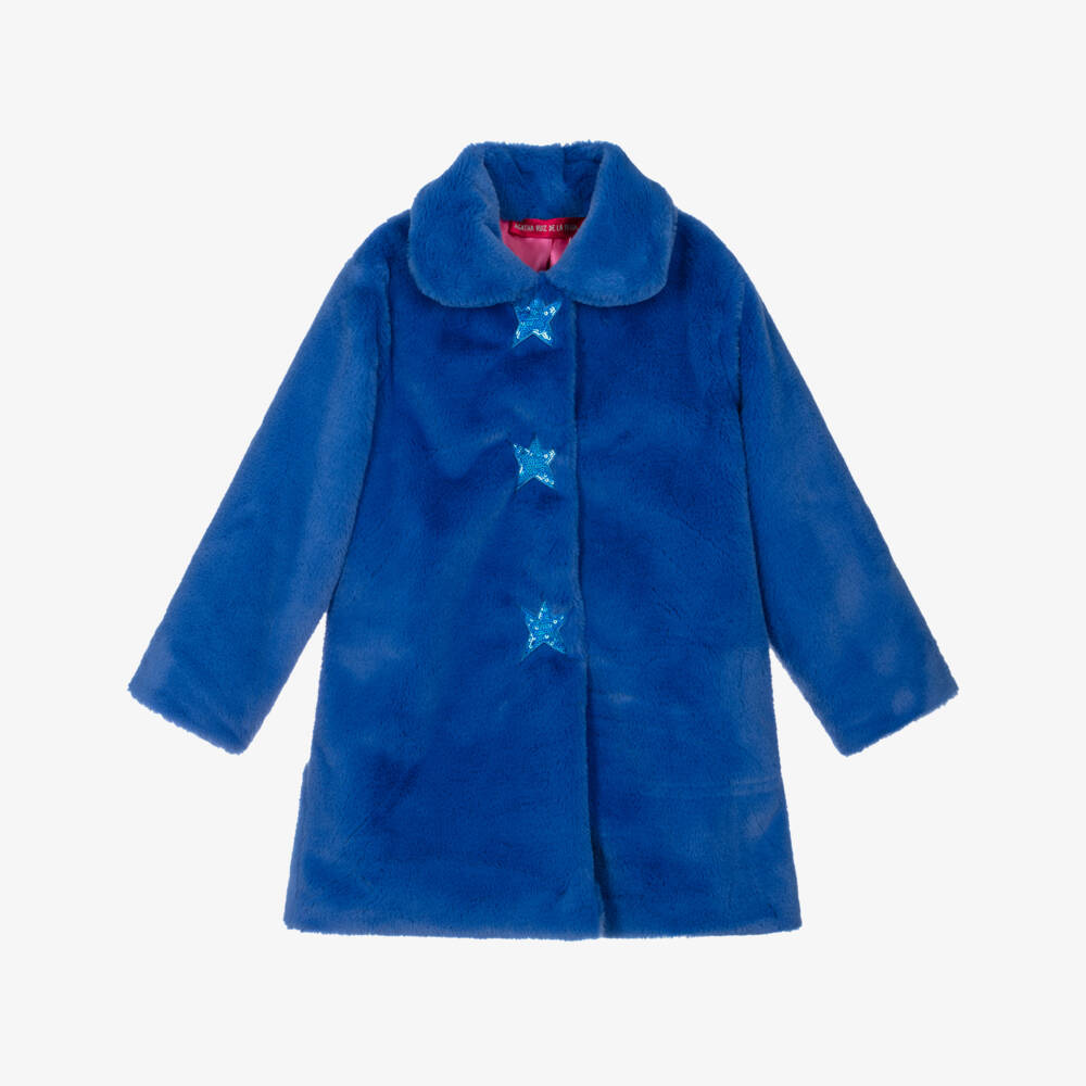Agatha Ruiz de la Prada Blue Flutter Coat