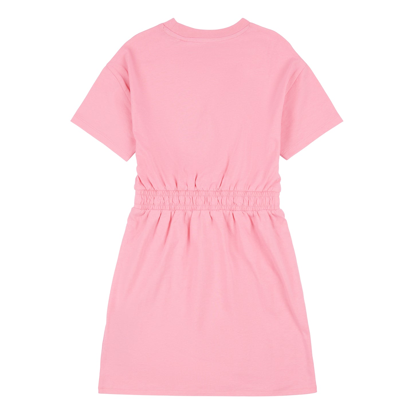 ELLE Girls Plumeria Pink Block Logo Dress