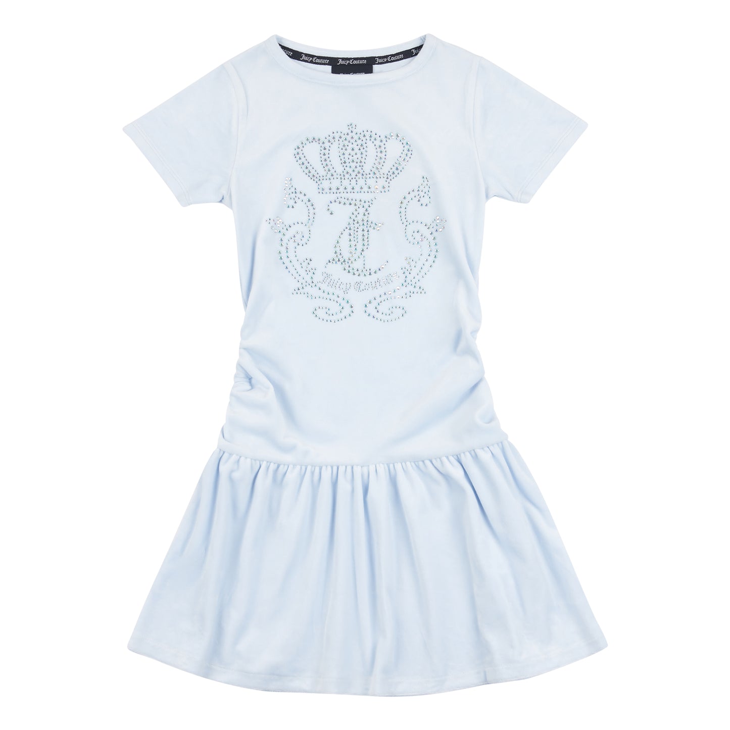 Juicy Couture Girls Heather Diamonte Crown Dress