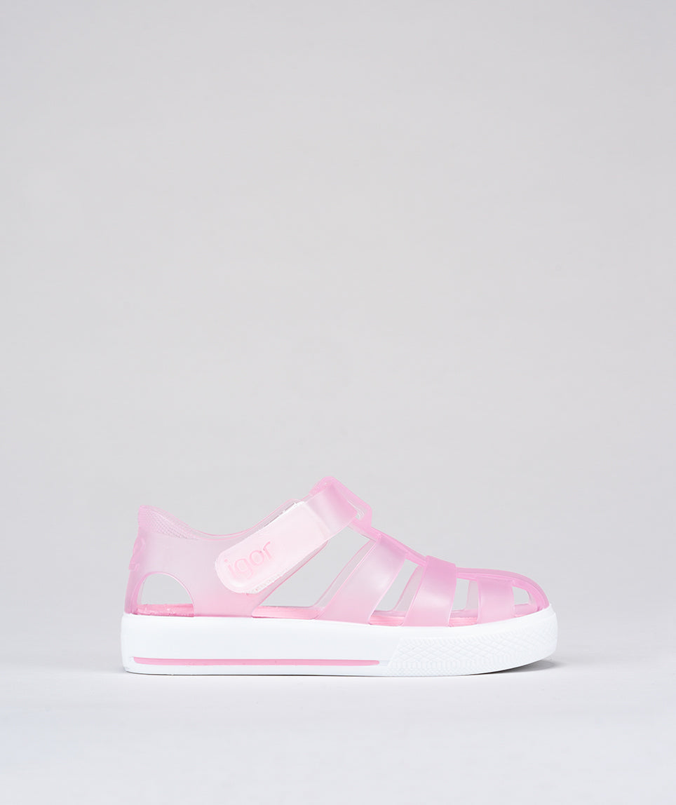 Igor Star Transparent Rosa Baby Pink Jellie Shoe