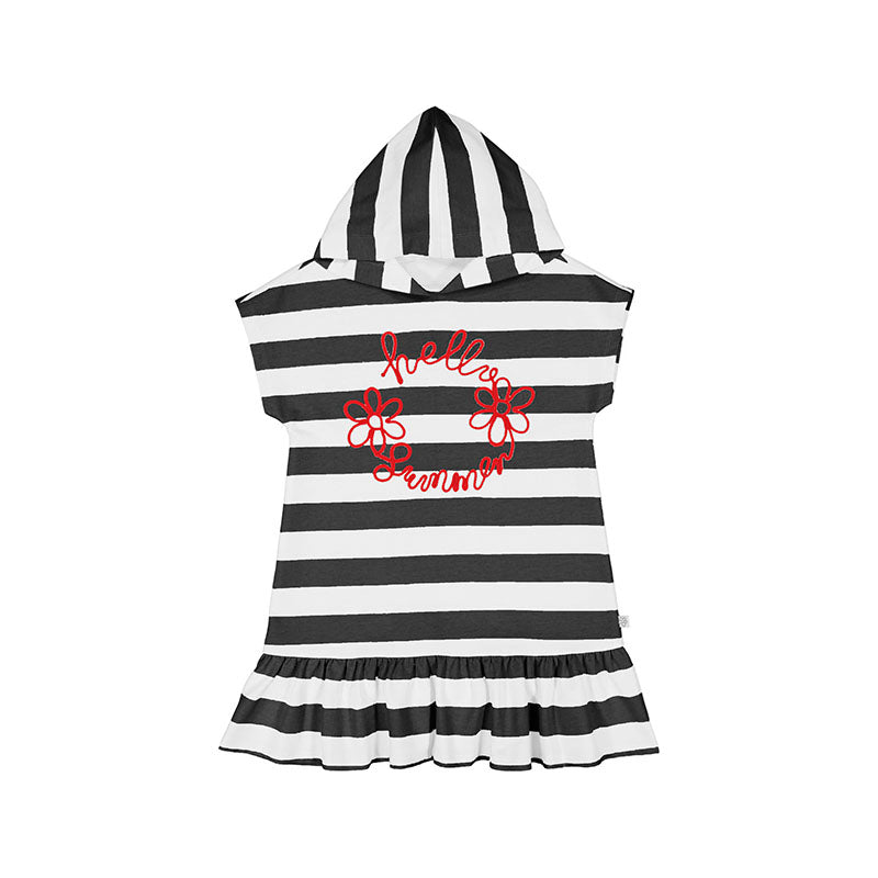 Mayoral Junior Girl Black Hooded dress