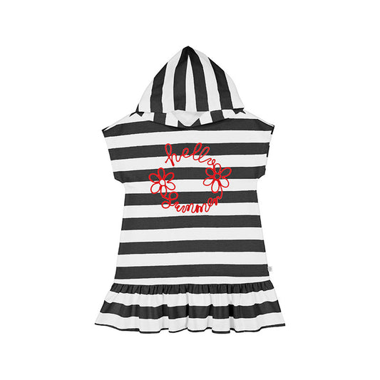 Mayoral Junior Girl Black Hooded dress