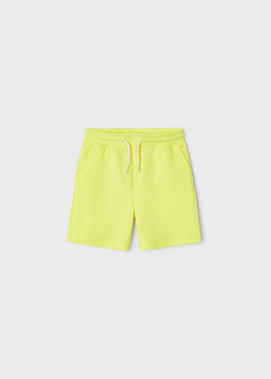 Mayoral Mini Boy Pineapple Basic fleece shorts