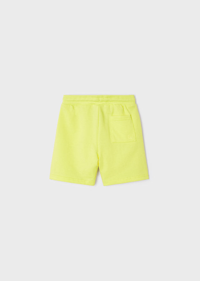 Mayoral Mini Boy Pineapple Basic fleece shorts