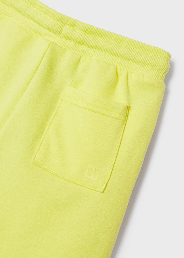Mayoral Mini Boy Pineapple Basic fleece shorts