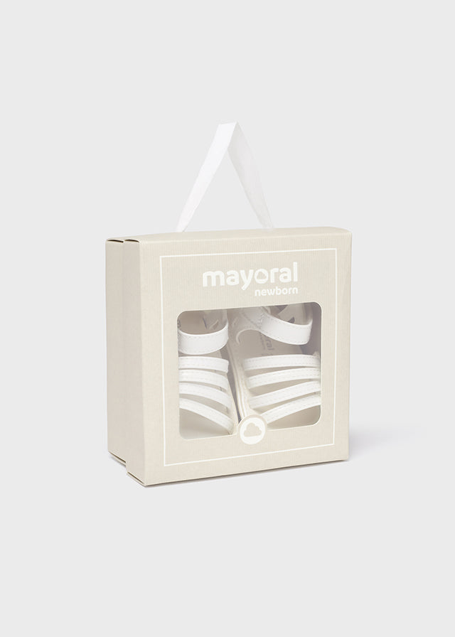 Mayoral Infant White Sandals
