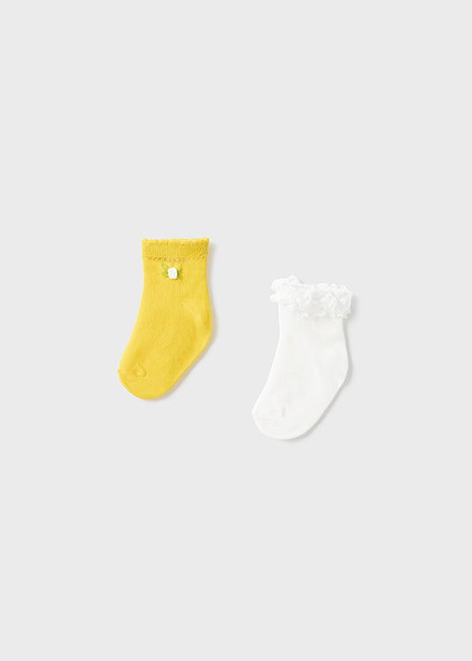 Mayoral Baby Girl Mimosa Dressy socks set