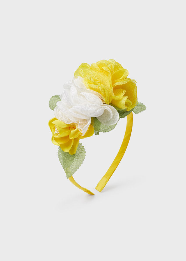 Mayoral Mini Girl Mimosa Flowers headband